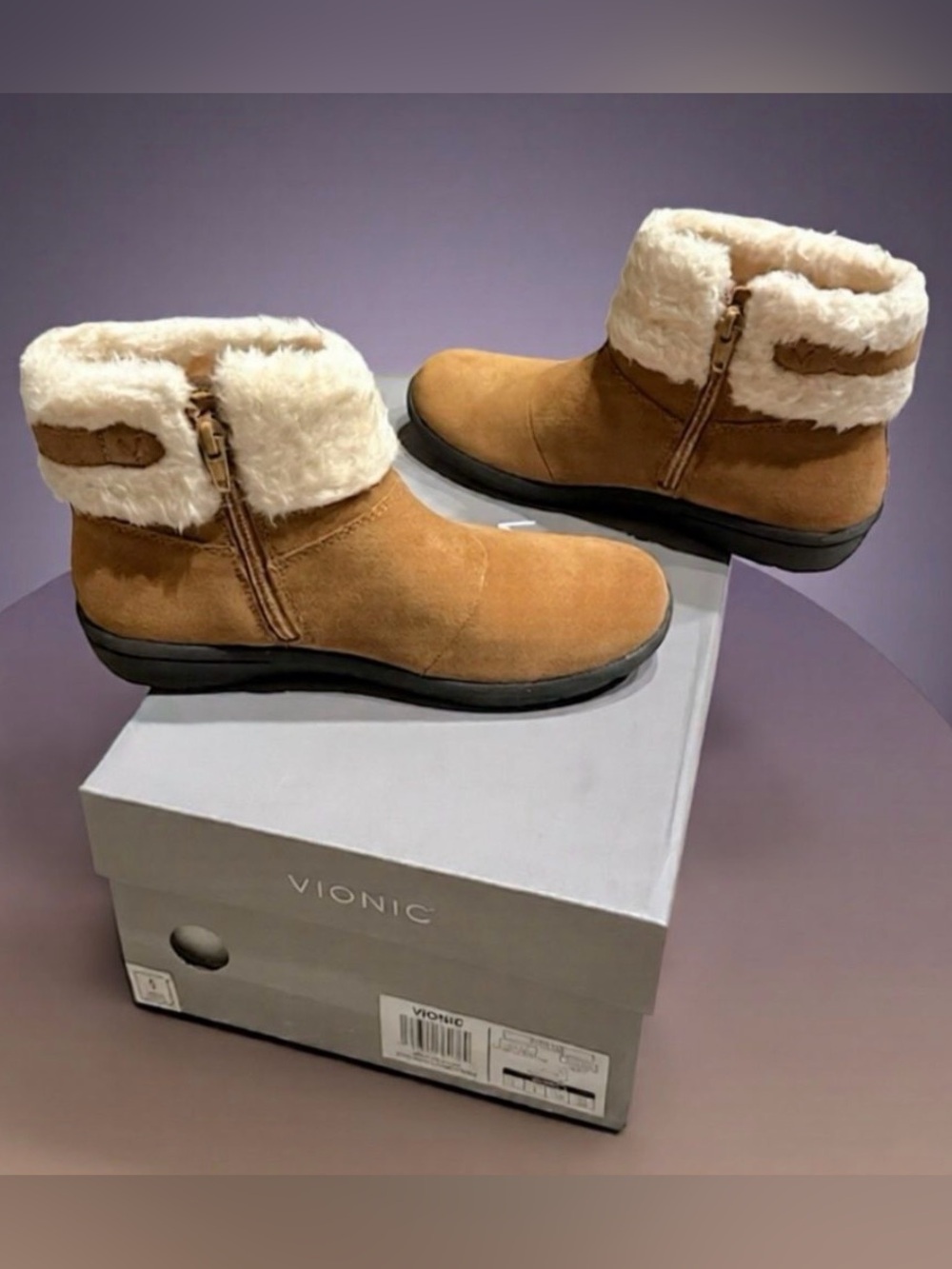Vionic Magnolia Ruth Suede Bootie - Picture 3 of 15